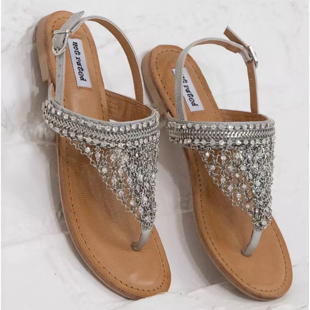 Buckle Not Rated Jeweled Sandal
